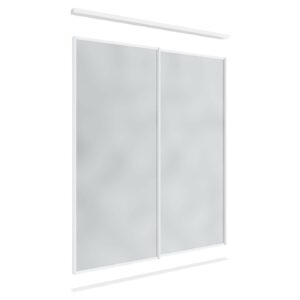 Lugna 2 Sliding Doors Package - 2 Mirror