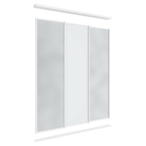 Lugna 3 Sliding Door Package - 2 Mirror 1 Melamine