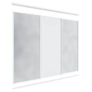 Lugna 3 Sliding Door Package - 2 Mirror 1 Melamine