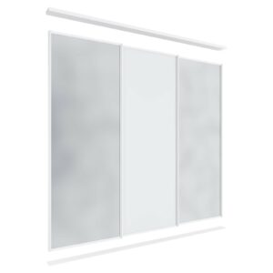 Lugna 3 Sliding Door Package - 2 Mirror 1 Melamine